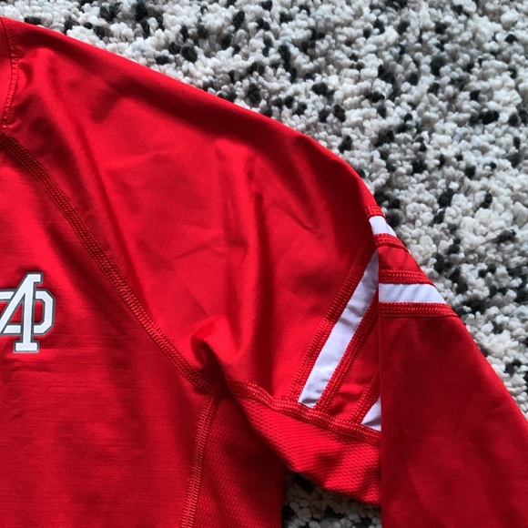 Nike Mater Dei High School Girls Volleyball Jersey Red Long Sleeve Stretch Large - Picture 9 of 14